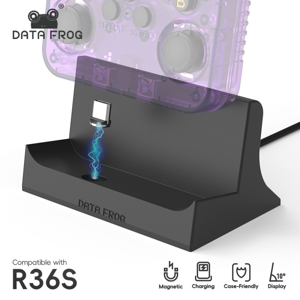 Gaming Console Retro Handheld - R36S Gaming Console Magnetic Charging Base