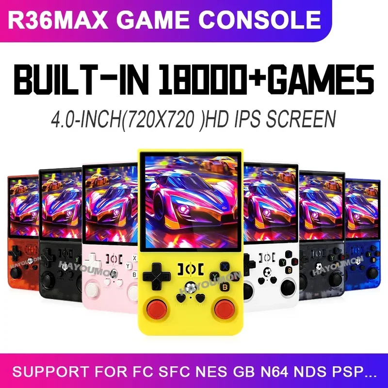 Gaming Console R36 Max - R36 Max Portable Handheld Retro Video