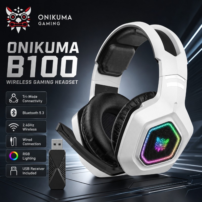 ONIKUMA B100 Wireless Gaming H - Gaming Console In Amazon review and price