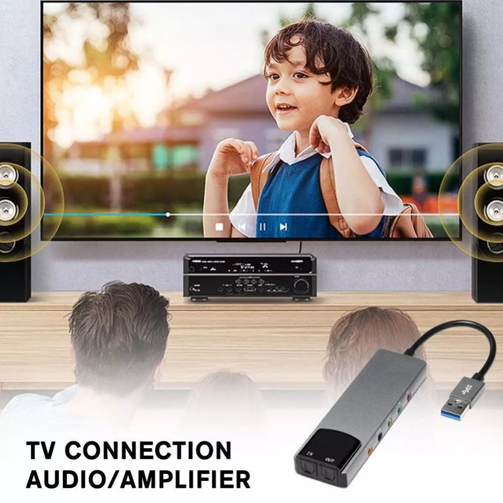 New USB Sound Card 7.1 5.1 Cha - Gaming Console Pc review and price