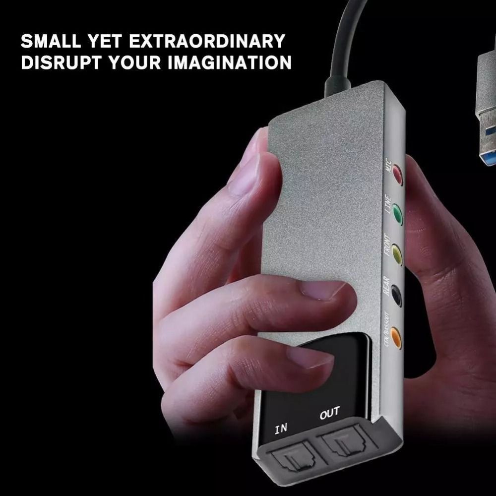 New USB Sound Card 7.1 5.1 Cha - Gaming Console Pc review and price