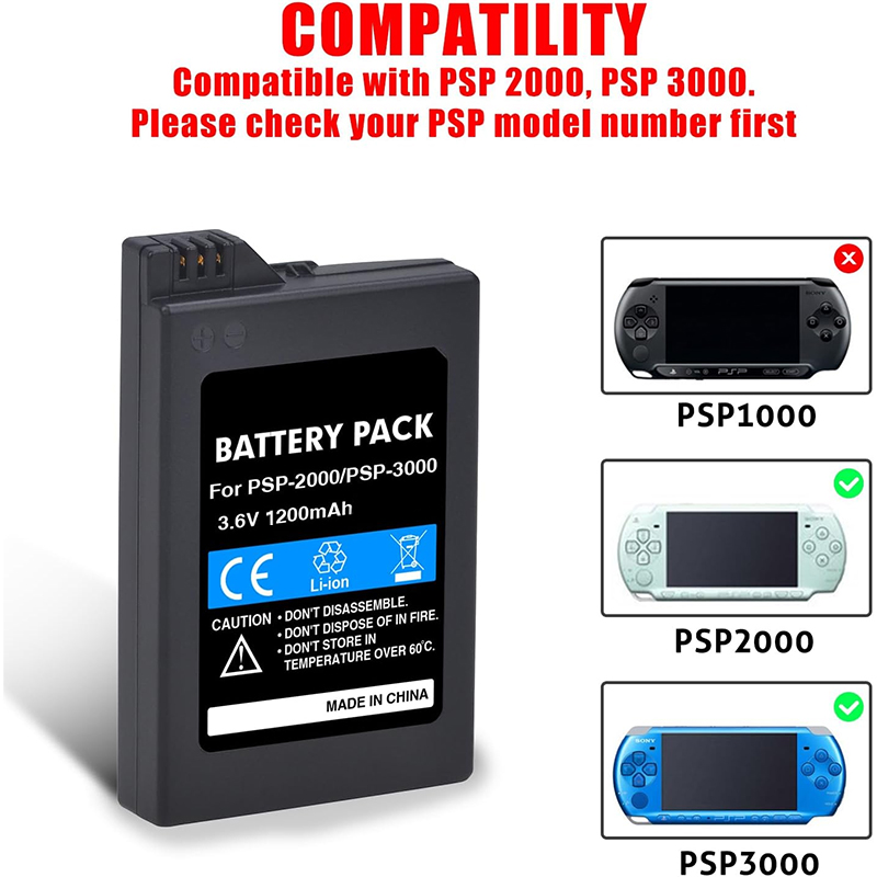 for sony PSP 2000/3000 Battery - Gaming Console New review and price