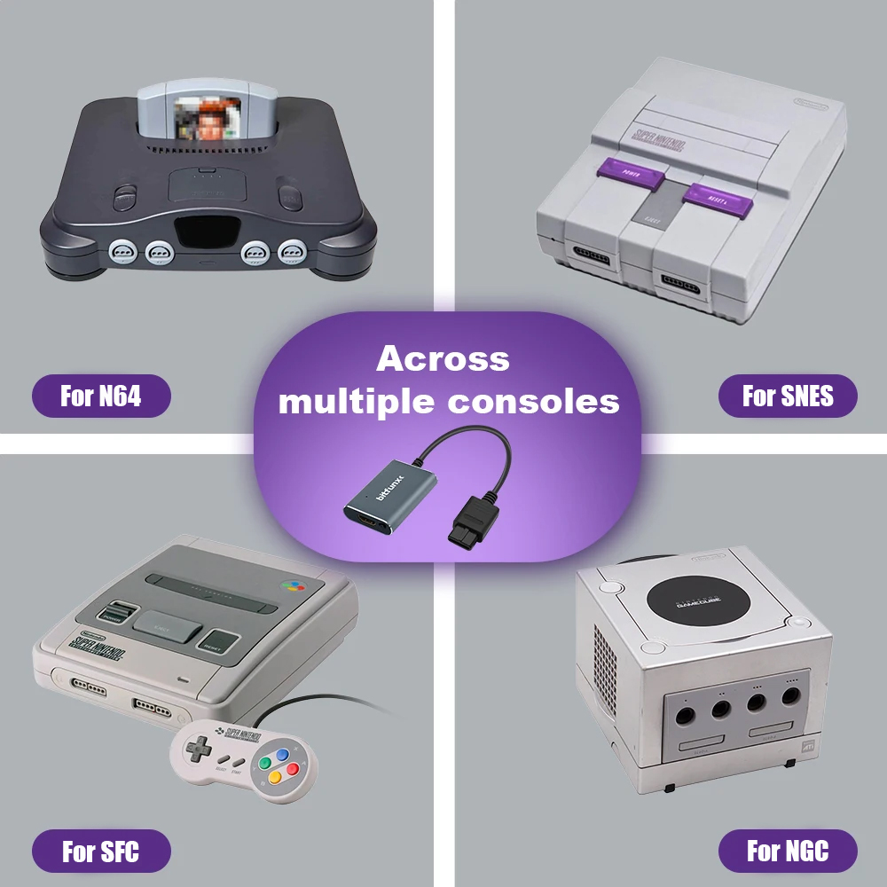 Bitfunx 720P Svideo / AV To HD - Gaming Console Retro Handheld review and price