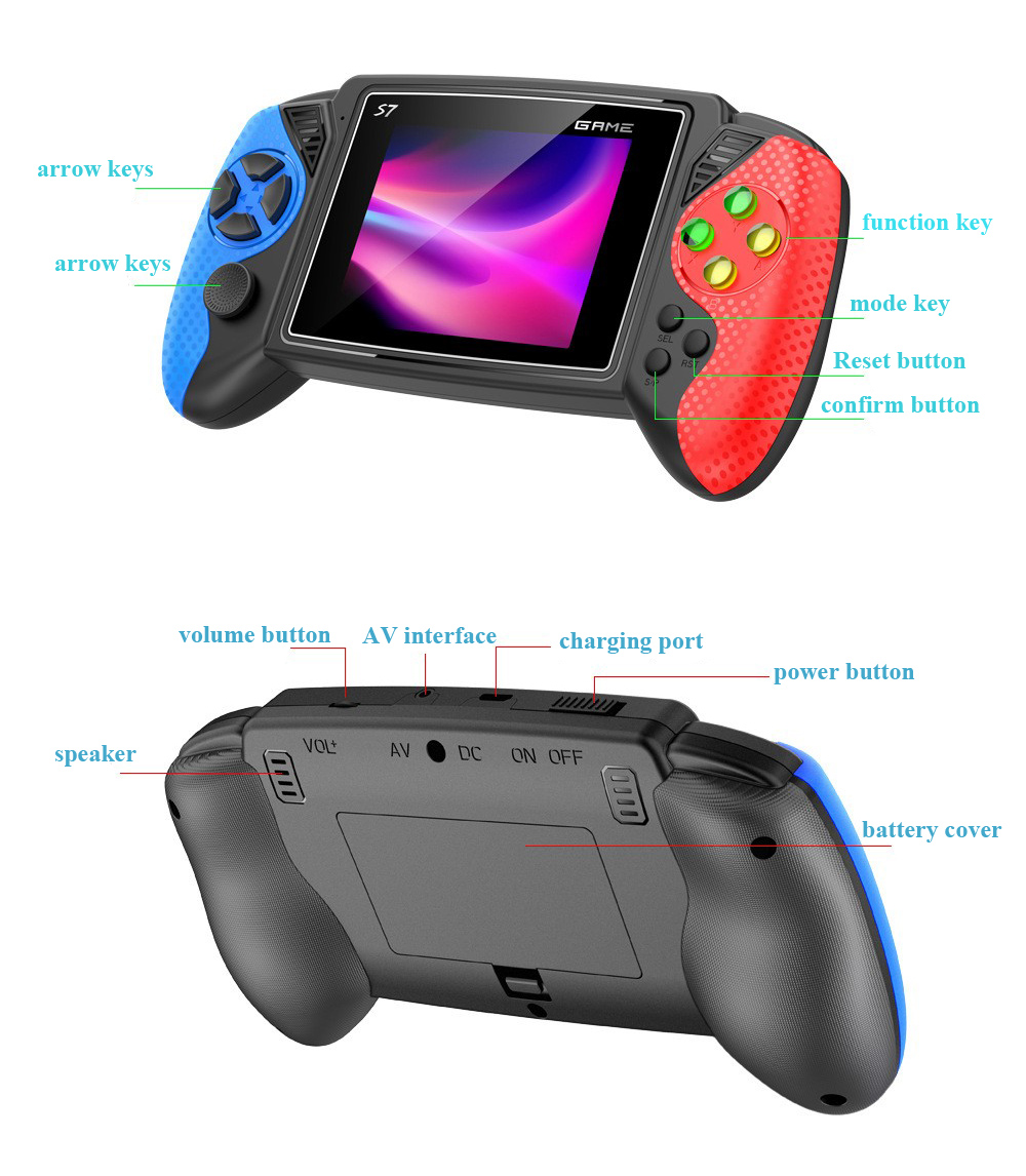 S7 Retro Handheld Game Console - Gaming Console Retro Handheld review and price