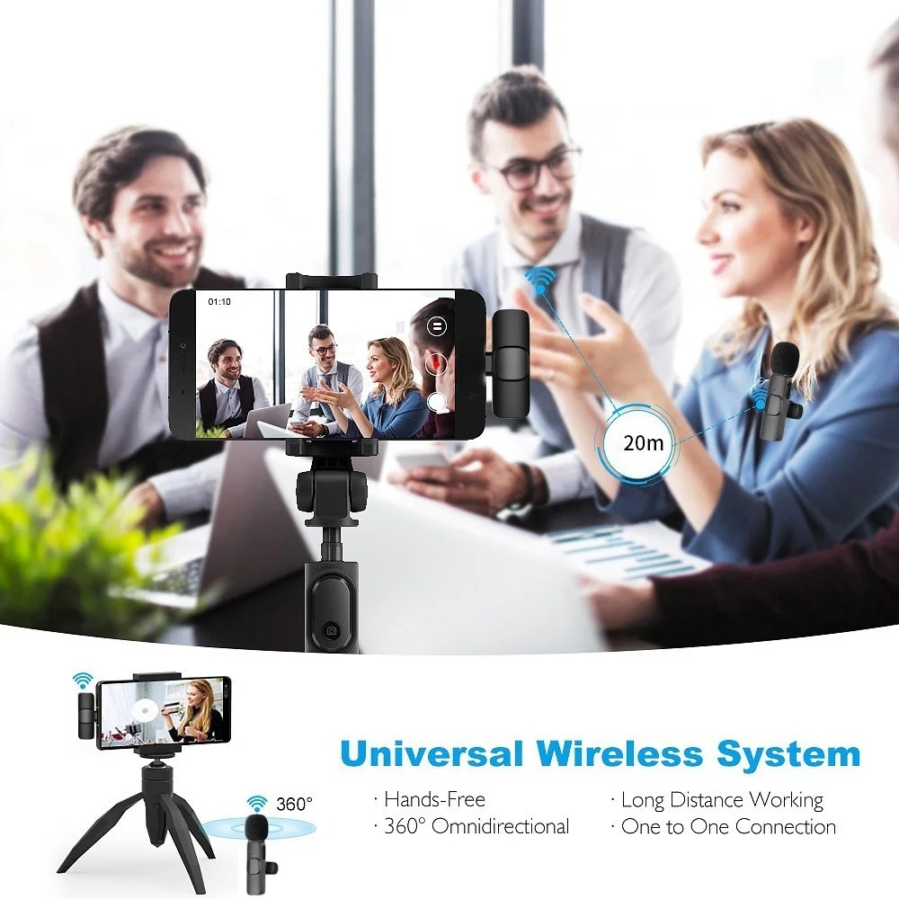 2.4G Wireless Lavalier Microph - Gaming Console Ipad review and price