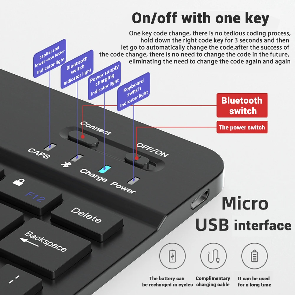 Mini Keyboard Wireless Bluetoo - Gaming Console Ipad review and price