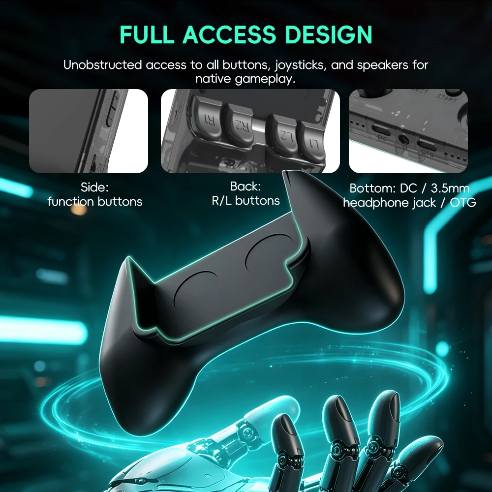 Data Frog R36S Game Grip Ergon - Gaming Console Retro Handheld review and price