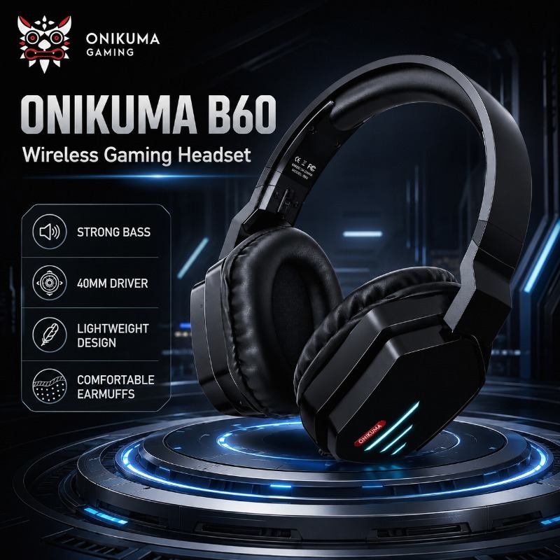 ONIKUMA B60 Wireless Gaming St - Gaming Console In Amazon review and price