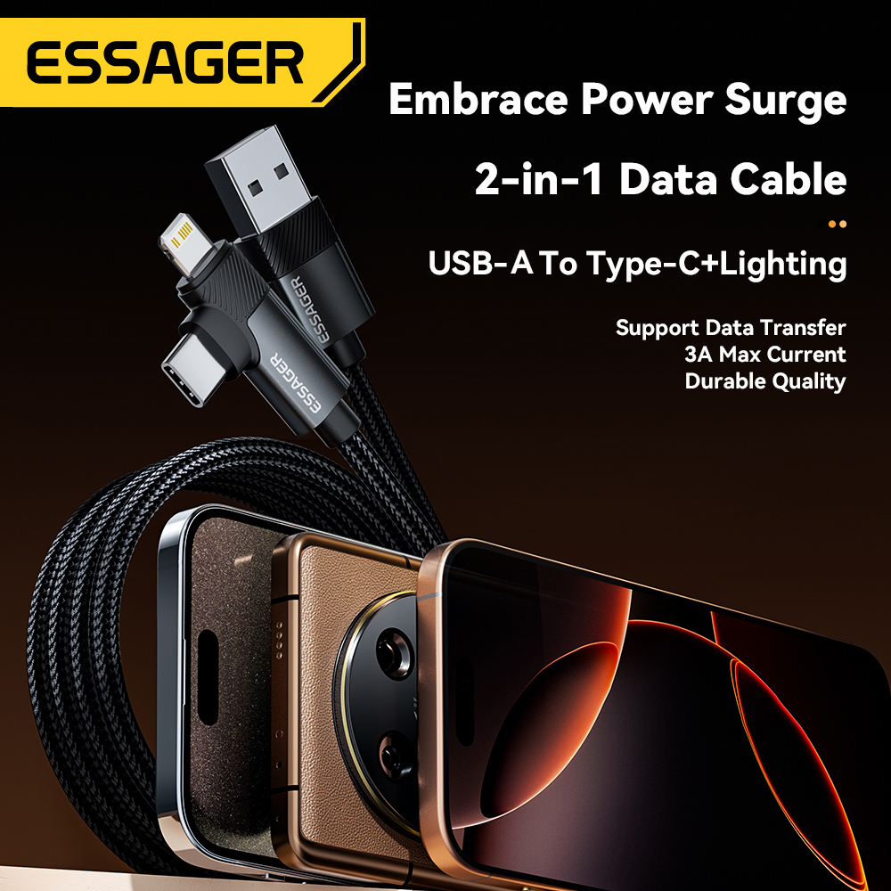 Essager 2-in-1 Right Angle Cab - Gaming Console Ipad review and price