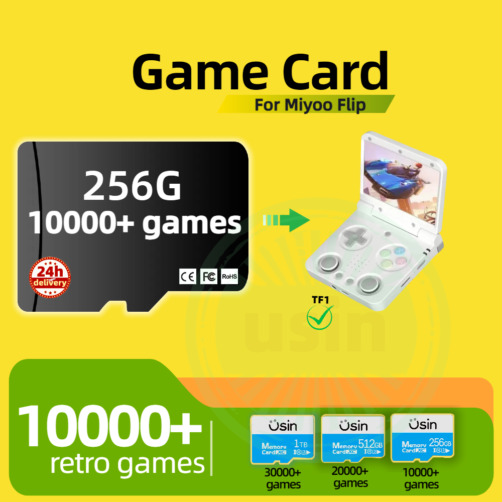Game Card For Miyoo Flip 30000 - Gaming Console Retro Handheld review and price