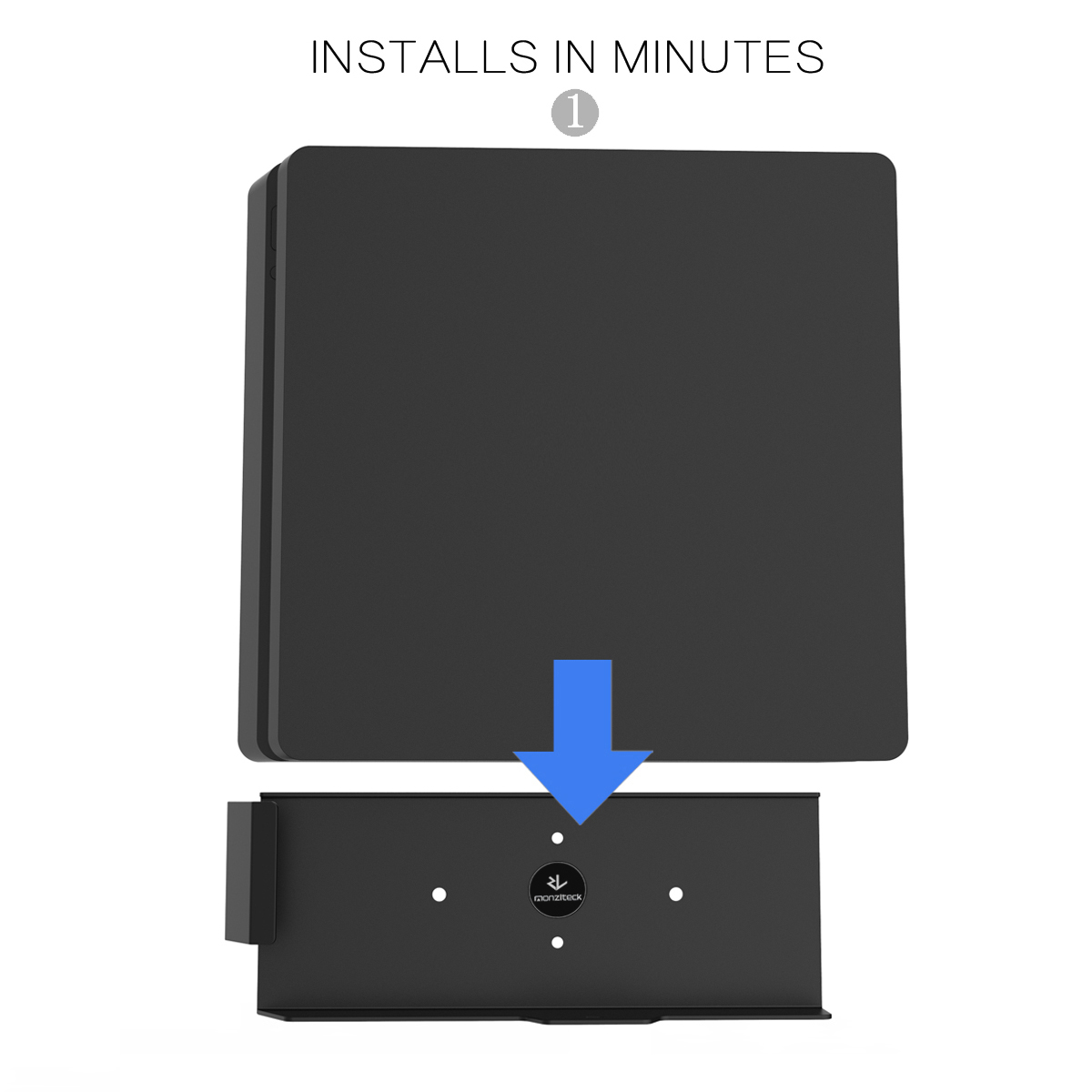 Monzlteck Wall Mount For PS4 S - Gaming Console Stand review and price