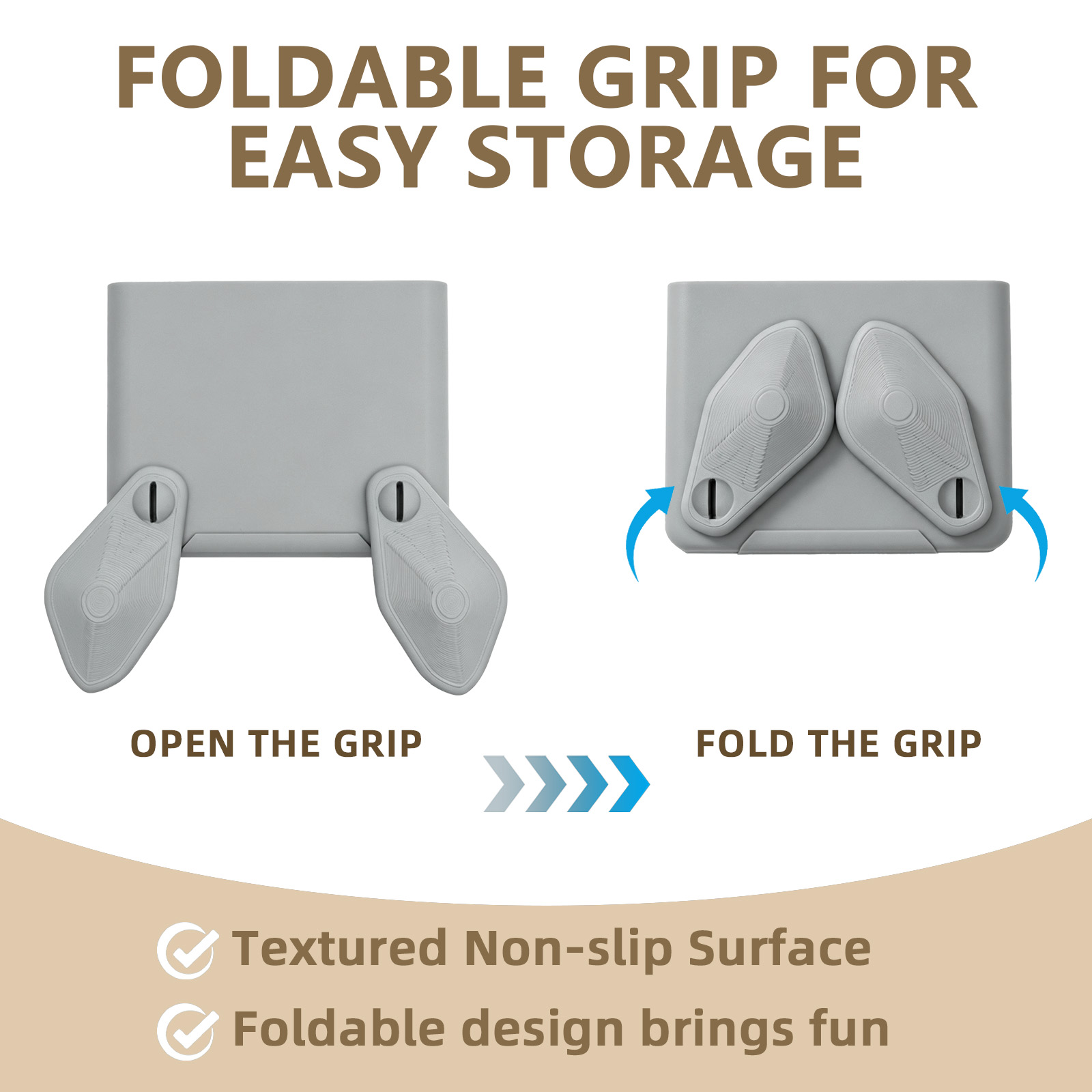 Collapsible Grip Mount for TRI - Gaming Console Retro Handheld review and price