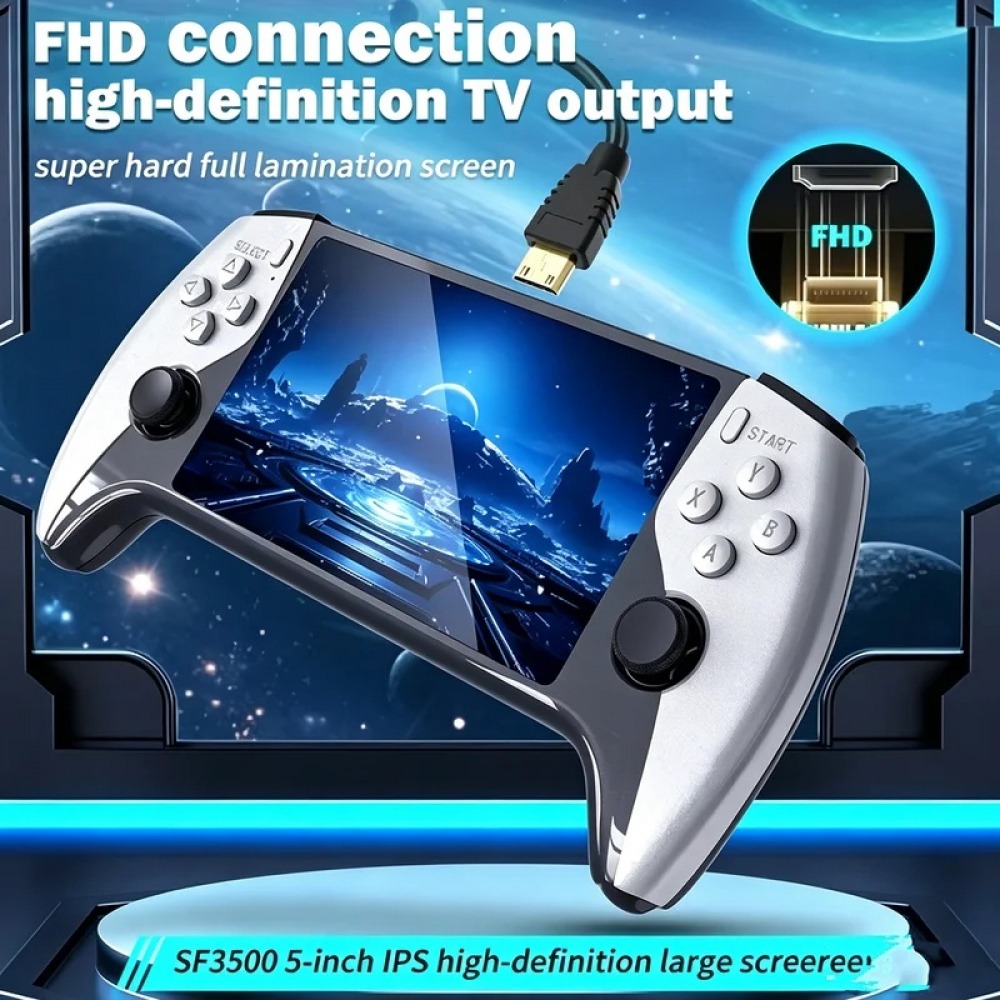 SF3500 5 inch Handheld Game Co - Gaming Console Retro Handheld review and price