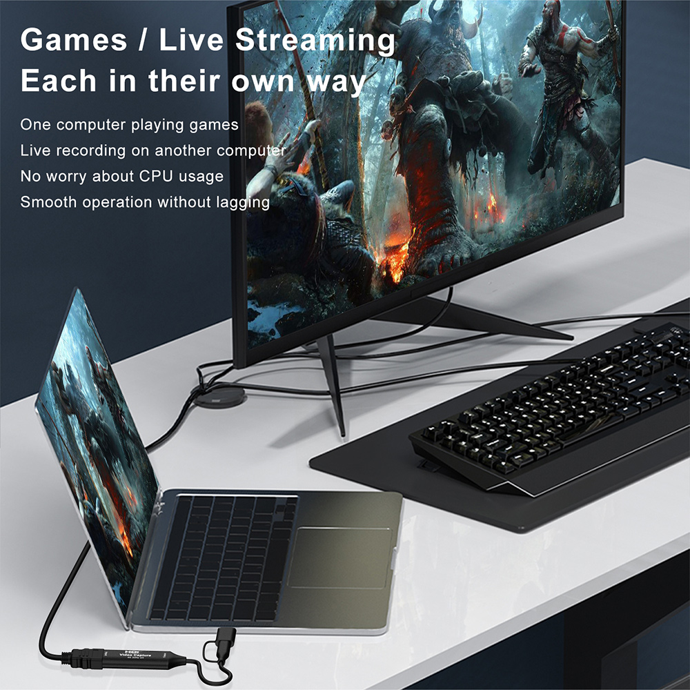 4K HDMI-compatible USB Video C - Gaming Console Pc review and price